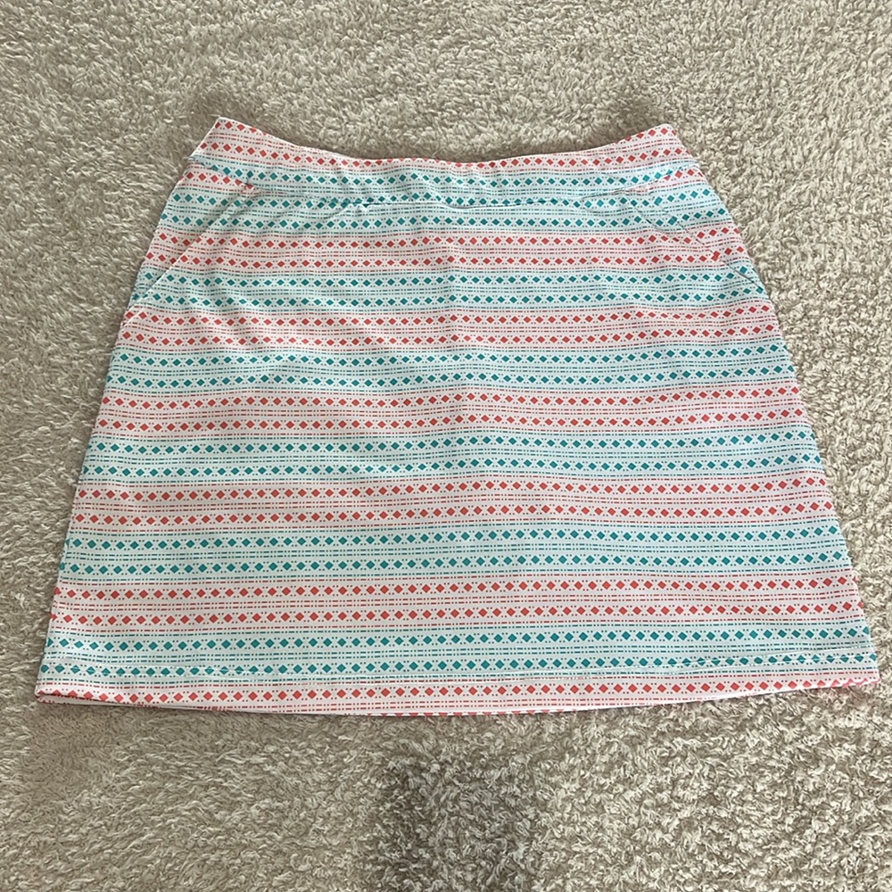Coral Bay Multicolor Patterned Skirt